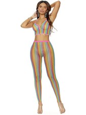 Elegant Moments EM-12100 Crochet Net Cami Top Set