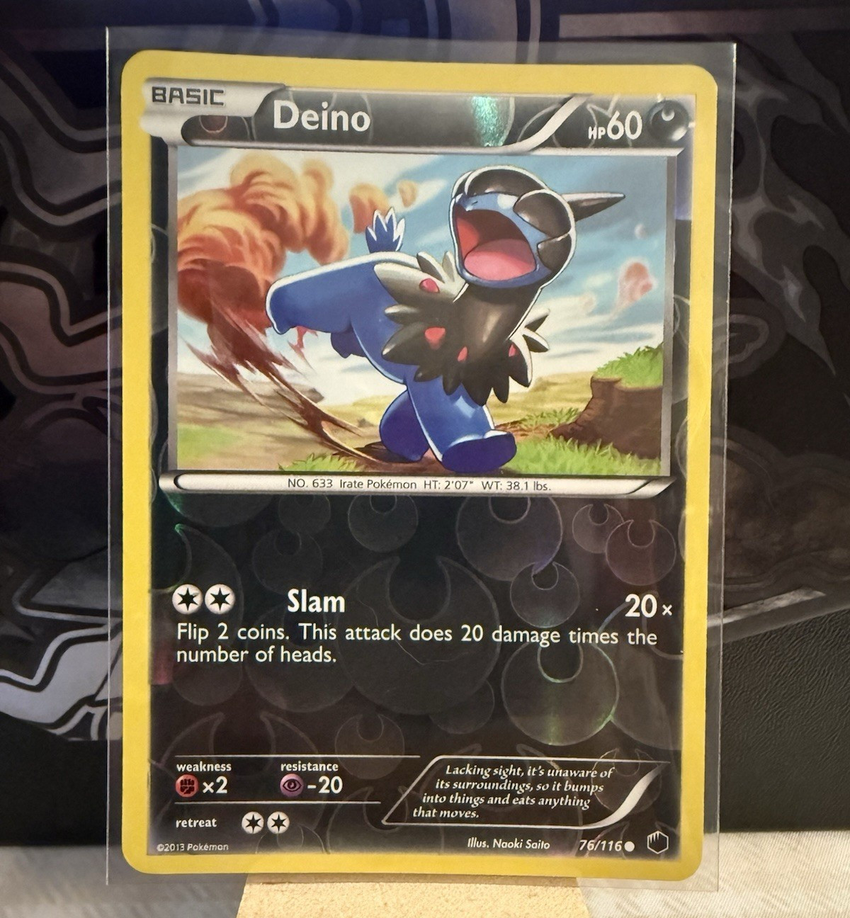 The Pokémon Company Deino Plasma Freeze 76/116 Reverse Holo Basic 60HP Eng