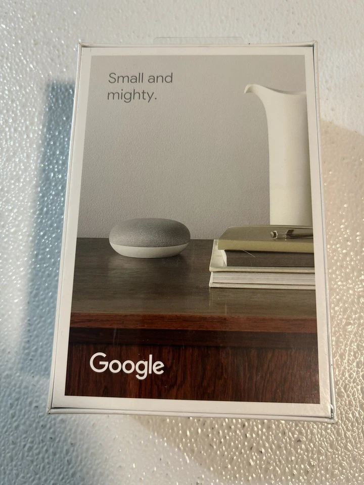 Two (2) Google Nest Mini 2nd Gen Bluetooth Smart Assistant Speakers ~ Chalk - Image 3 of 4