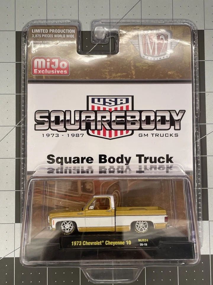Chevrolet Cheyenne 10 1973 carrocería cuadrada M2 Machines MiJo Exclusives EE. UU. Foto 2 de 4