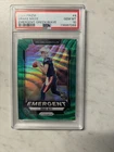 2024 Prizm Drake Maye Emergent Green Wave #4 PSA 10