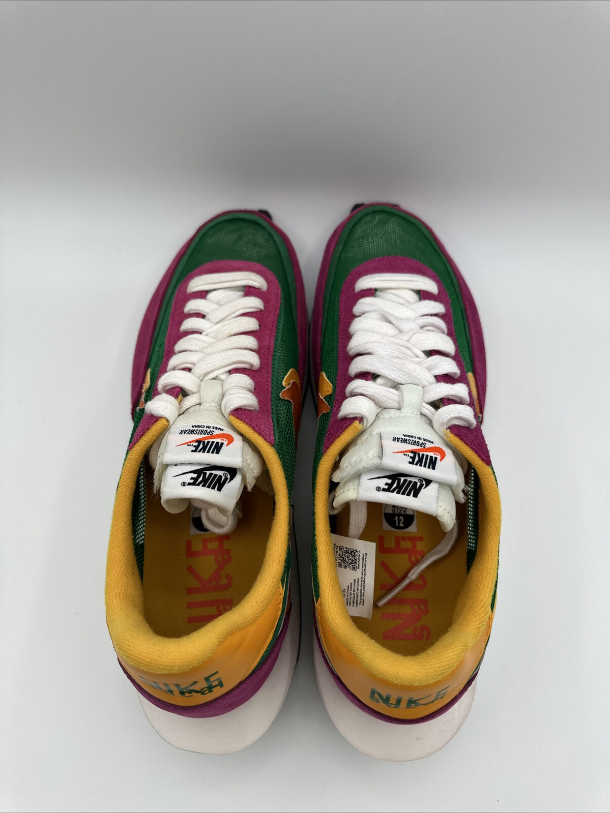 SACAI X NIKE Nike LD Waffle x Sacai verde pino 2019 BV0073 301 uomo US 12