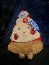 FAO Schwarz Plush Pizza Slice Stuffed Toy W/Lights  Sounds New with Tag