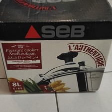 SEB Cocotte-minute inox 8 L induction autocuiseur cuisinière réf. 8028