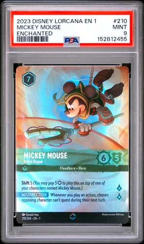 Mickey Mouse - Artful Rogue graded PSA 9 for sale on eBay