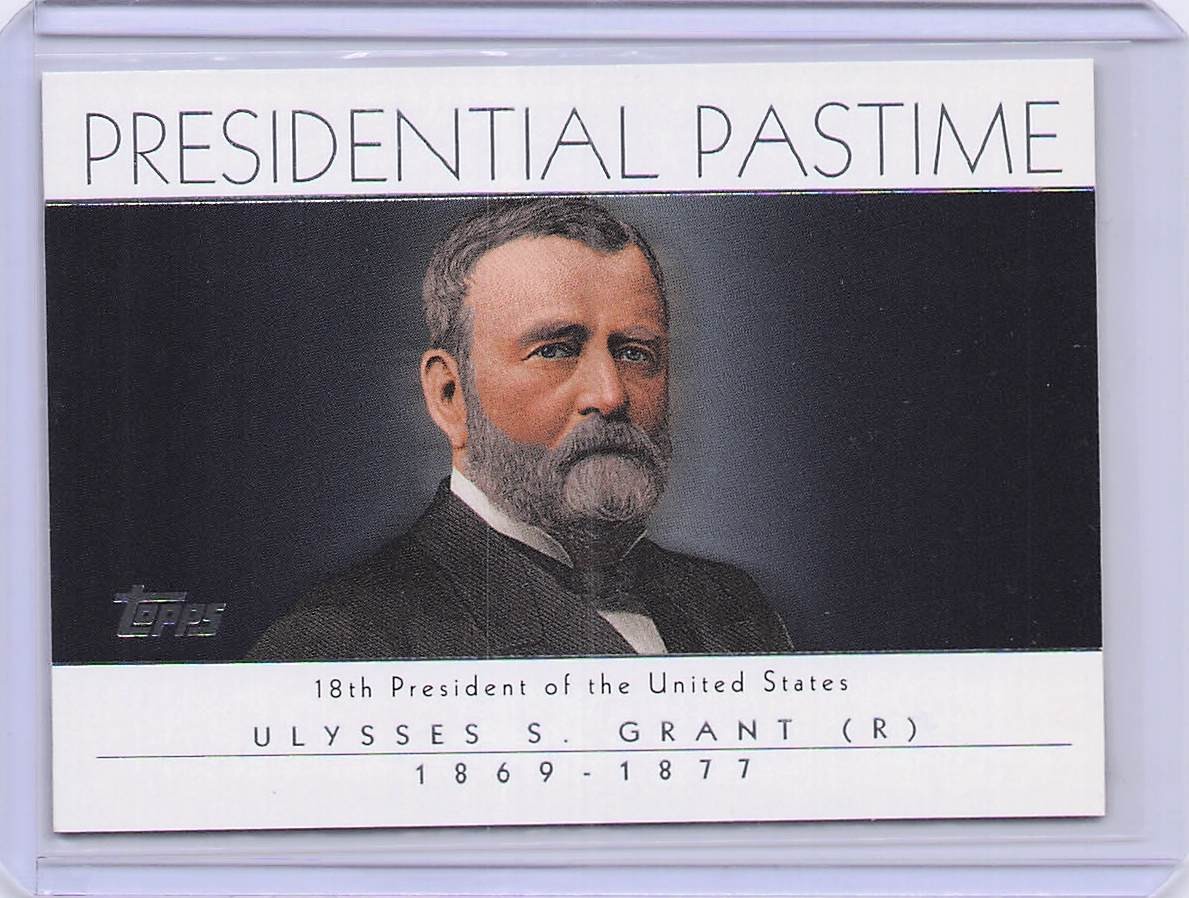 2004 Topps #PP18 Ulysses S. Grant Presidential Pastime
