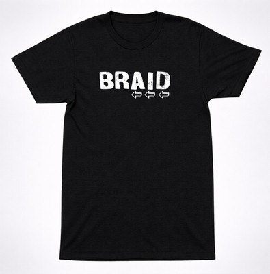 Braid Chicago USA Arrows Logo T-Shirt Midwest Emo Indie Rock Band Graphic Tee