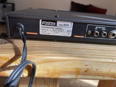 Fostex Compressor Limiter Model 3070 | eBay