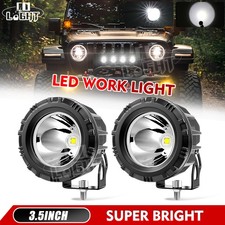 Colight 3.5 Round Led Driving Spot Lights Bumper Work Bar Pods Off Road Truck