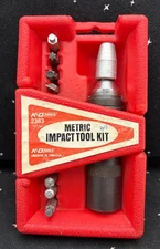 VTG K-D Tools Metric Impact Tool 2061 Kit 2383 May Not Be Original Bits & Case