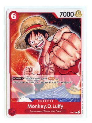 Monkey.D.Luffy (Promotion Pack 2022) P-001 PR One Piece Promo Cards English LP