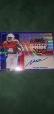 2022 Leaf Metal Draft Xavier Worthy State Pride 15/20 Purple Auto Card Sp-xw1
