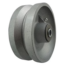 Zoro Select 3G299 Caster Wheel, Cast Iron, 5 In., 800 Lb., 3G299