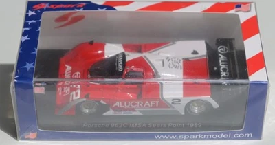 1/43 SPARK PORSCHE 962 IMSA SEARS POINT 1989/no ixo trofeu minichamps - Photo 1/3