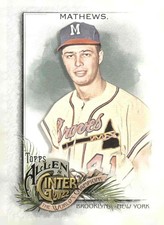 2022 Topps Allen & Ginter #243 Eddie Mathews