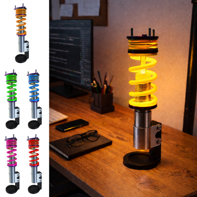 3D-gedrucktes Gewindefahrwerk LED Schreibtischlampe KFZ Pendelleuchte für Autoliebhaber