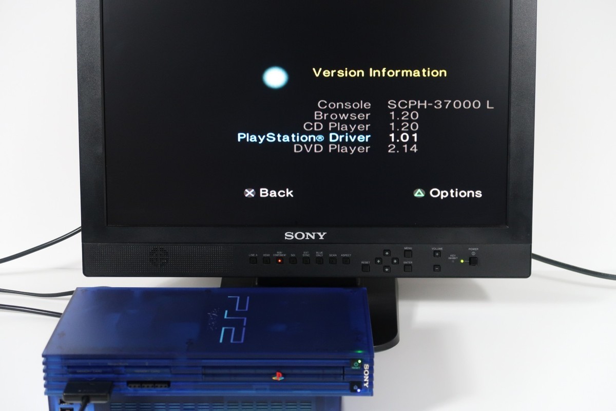 PS2 PlayStation 2 SCPH-37000 Ocean Blue Console SONY Japan Import