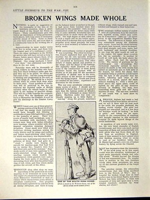 Alter Vintage Druck *0479 Weltkrieg 1917-18 Sheldon Vimy Ridge Irish Sier