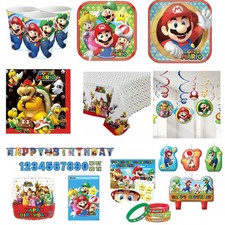 Amscan Super Mario Party Supplies  Full Range  CE UK Approved Licensed Products