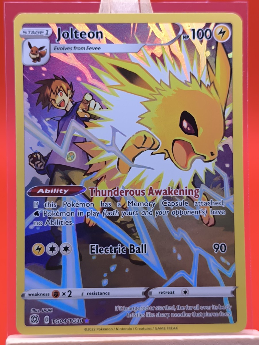 Jolteon TG04/TG30 Brilliant Stars Trainer Gallery Ultra Rare Pokemon Card * New | eBay Jolteon TG04/TG30 Brilliant Stars Trainer Gallery Ultra Rare Pokemon Card * New | eBay