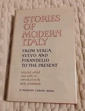 Stories Of Modern Italy Modern Library HC/DJ