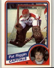1984-85 O-Pee-Chee Pat Riggin #205 Washington Capitals