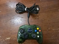 Original Xbox Limited Special Edition Halo Green OEM S Type Controller Tested