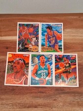 1993-94 FLEER PRO-VISION OLAJUWON STOCKTON KEMP MOURNING COMPLETE SUBSET (5)