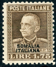 SOMALIA 1928 ITALIAN SOMALILAND MINT H #103 KING EMMANUEL III !! N296