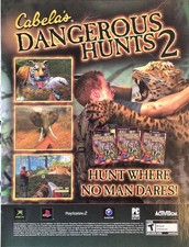 Cabelas Dangerous Hunts 2 Print Ad 2005 Xbox ...