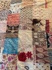 Indian Handmade Kantha Blanket Vintage 86x102 Bedspread Cotton Silk — photo 4