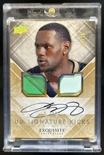 2013-14 Upper Deck Exquisite LeBron James Signature Kicks Shoe Auto #/35