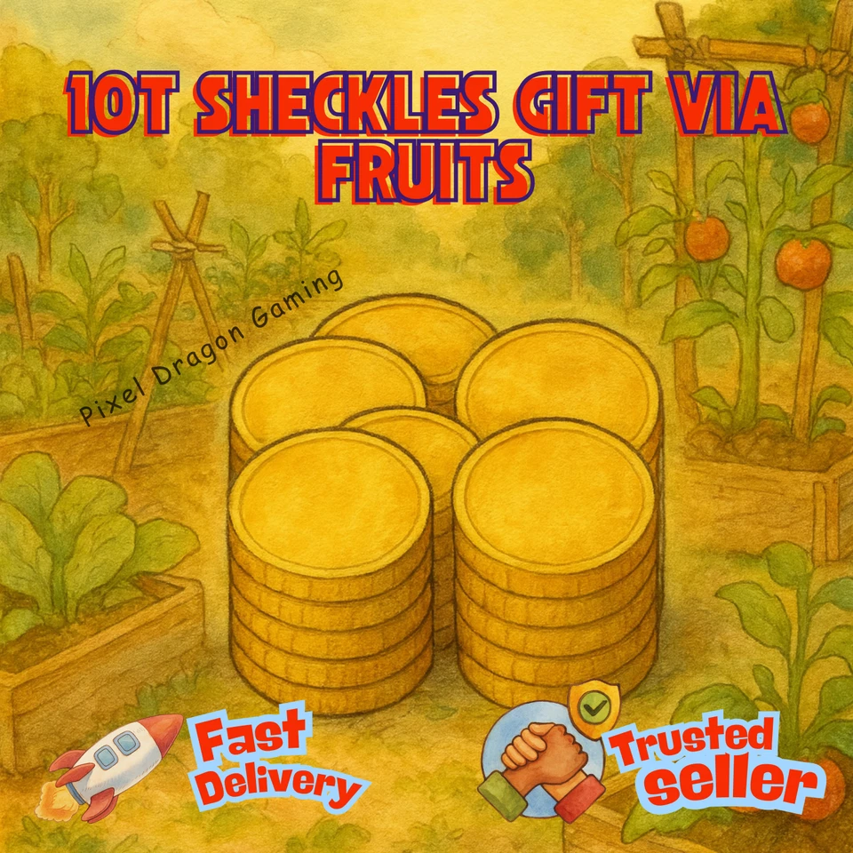 💰10T SHECKLES GIFT VIA FRUITS💰🪙 ROBLOX🪴 GROW A GARDEN 🌈Cheap fast easy🌞