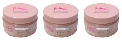 Global Beauty Care Body Scrub -Power Serum 6 Benefits in 1 6 oz (Set of 3)