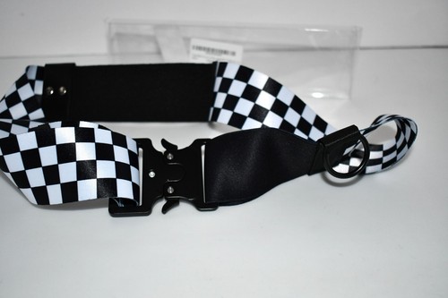 Safecube Travel Belt Luggage Over Handle, Luggage Strap for Carry On Black/White - Picture 2 of 4