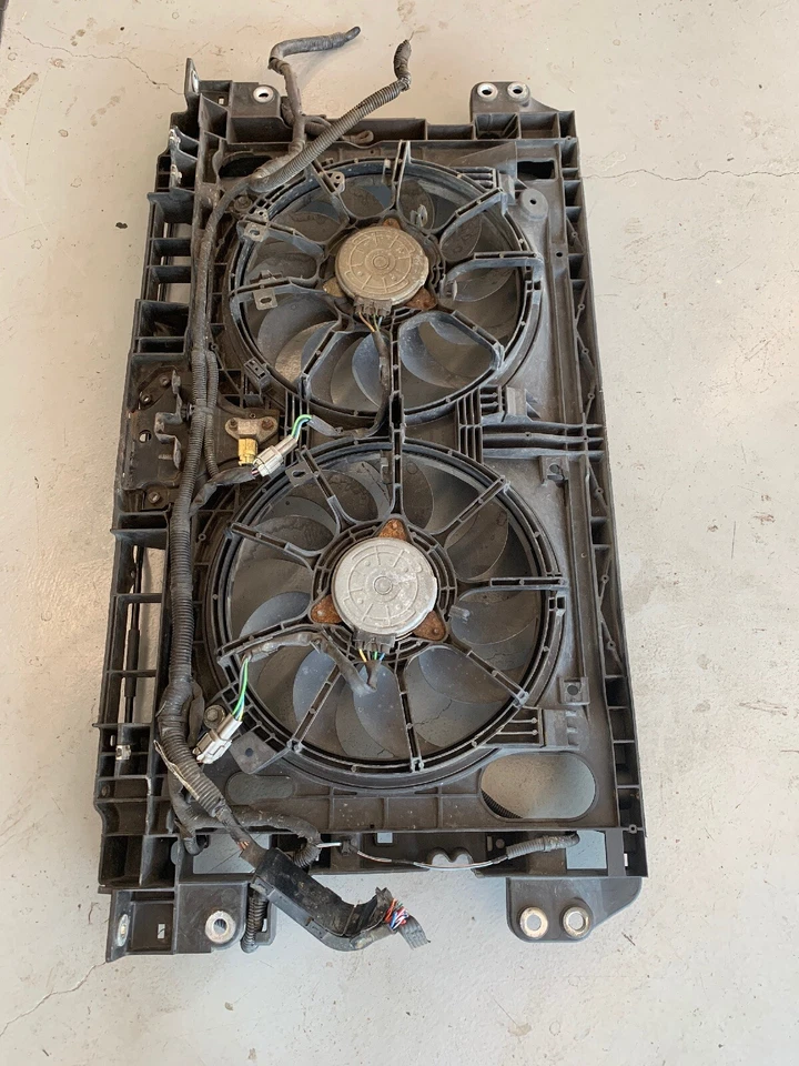 2008-2009 Nissan Altima ventilador de refrigeração motor conjunto de cobertura 62506JA00A FABRICANTE DE EQUIPAMENTO ORIGINAL - Imagem 3 de 4