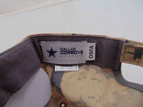 Dallas Cowboys Salute To Service OSFA Cap, Hat - Picture 9 of 19