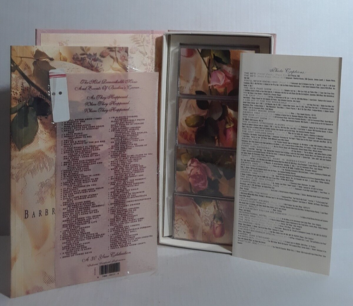 Barbara Streisand Just for the Record 4 Cassettes with Storage Box and Book 1991 - Picture 4 of 18