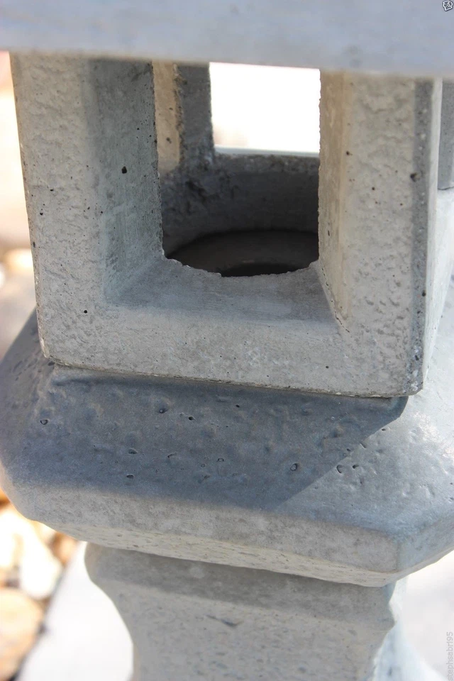 PAGODA LINTERNA DE HORMIGÓN ORIENTAL JARDÍN JAPONÉS CEMENTO PIEDRA ESTATUA SE ENVÍA GRATIS Foto 3 de 4