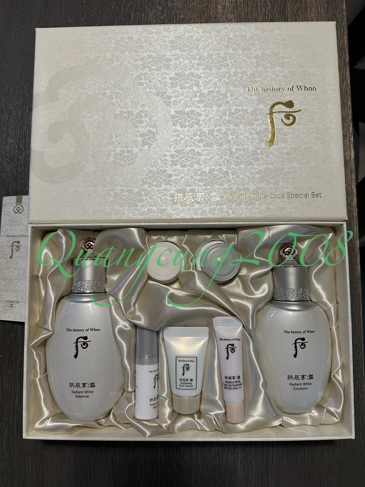 The History Of Whoo Gongjinhyang Seol Radiant White 2 Spec Set Balancer Emulsion - Изображение 2 из 4
