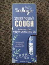 Baby Oilogic 100 Essential Oil Care Cold Stuffy Nose Cough Vapor Chest Roll on