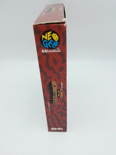 KING OF THE MONSTERS NEO GEO AES JAPAN CARTON BOX USED ORIGINAL - Picture 5 of 8