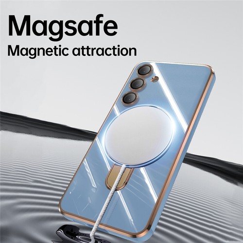 MagSafe anillo magnético soporte funda protectora para Samsung Galaxy S25 S24 FE Ultra Plus - Imagen 25 de 44
