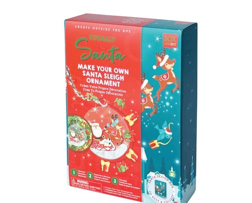 Totally Santa Juguete Haz Tu Propio Santa Trineo Navidad Adorno Artesanal Set en Caja - Imagen 6 de 7