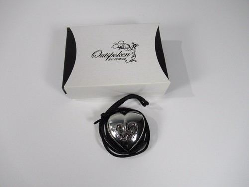 Avon Outspoken by Fergie Solid Perfume in Locket Necklace
