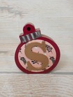 New! "S" Monogramed Initial Ball Christmas Ornament  Wood Sign Decor Tier Tray
