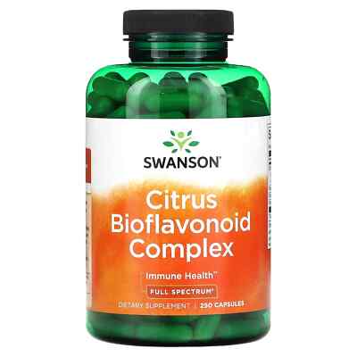 2 X Swanson, Citrus Bioflavonoid Complex, 250 Capsules