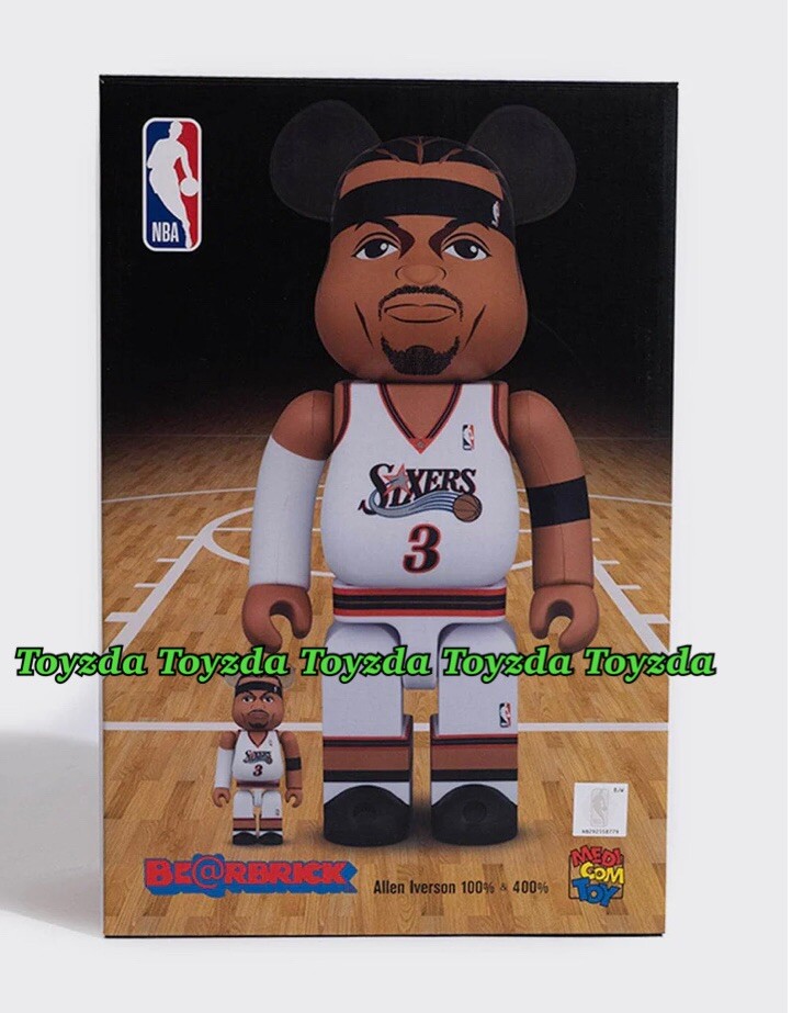 BE@RBRICK Allen Iverson100％ ＆ 400％ Medicom Toy | Buy Be@rbrick Allen Iverson 100% + 400% Set