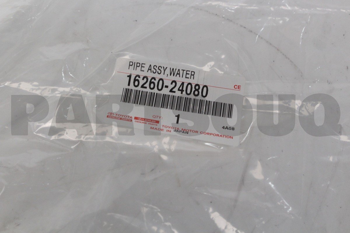 1626024080 Genuine Toyota PIPE ASSY, WATER 16260-24080 | eBay