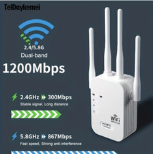 AC1200 Wi-F Repeater Wireless WIFI Extende WiFi Booster 2.4G/5G Dual ban Network